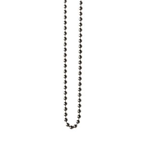 PRE LOOPED CHAIN NICKEL GUNMETAL