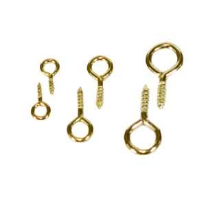 BRASS SCREW EYES