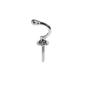 CHROME TIE BACK HOOK
